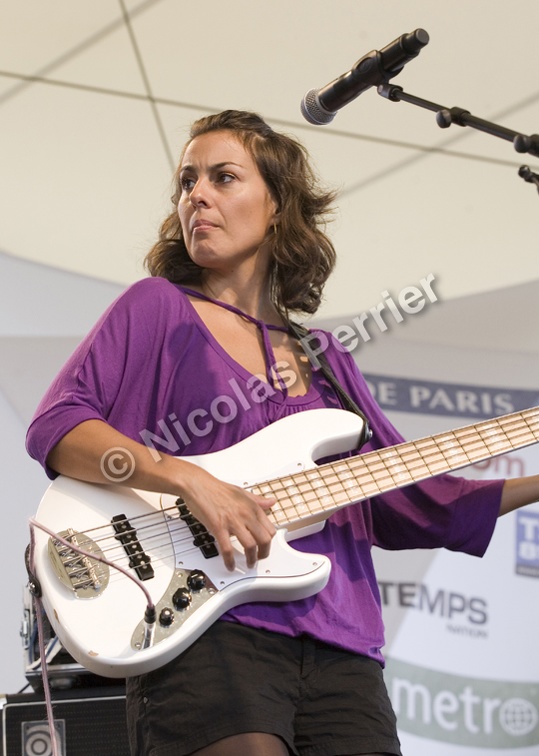 Ida Nielsen, Zap Mama- Paris Jazz Festival, 12 juillet 2008