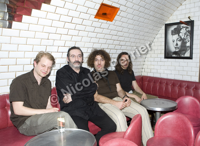 Harald Haerter avec Yannick Barman, Julien Loureau et Florian Stoffner- Sunset, Paris, 8 juin 2007