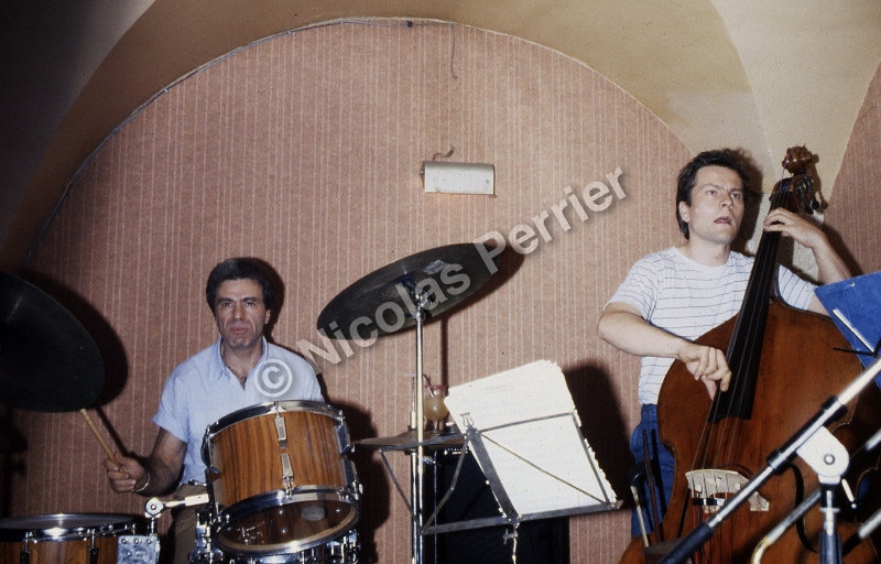 Barry Altschul, Jean-Jacques Avenel, Paris, Sunset Jazz-club, 1986